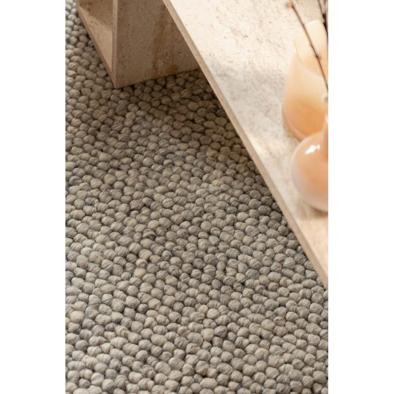 Uldtæppe Bubble Kvadrat - 200x200 cm, Grå - Tekstiler - Tæpper - Moderne tæppe - Uldtæppe