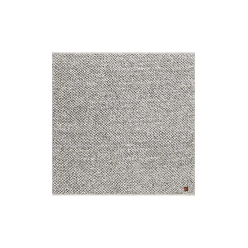 Uldtæppe Bubble Kvadrat - 200x200 cm, Grå - Tekstiler - Tæpper - Moderne tæppe - Uldtæppe