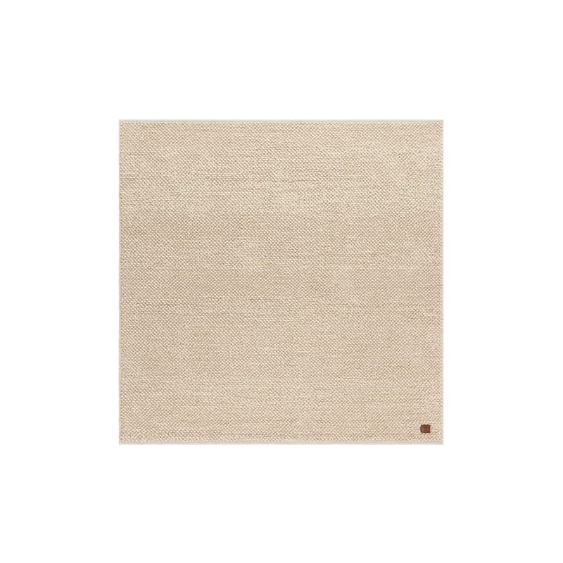 Uldtæppe Bubble Kvadrat - 200x200 cm, Natur - Tekstiler - Tæpper - Moderne tæppe - Uldtæppe