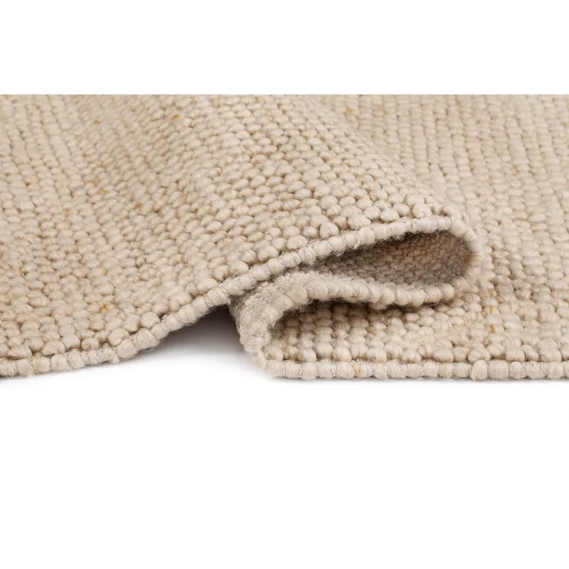 Uldtæppe Bubble Kvadrat - 240x240 cm, Natur - Tekstiler - Tæpper - Moderne tæppe - Uldtæppe