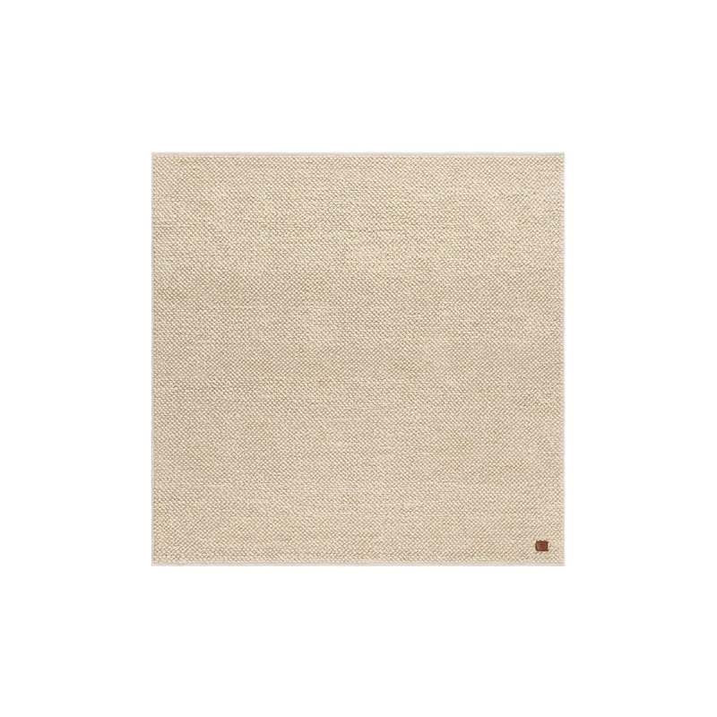 Uldtæppe Bubble Kvadrat - 240x240 cm, Natur - Tekstiler - Tæpper - Moderne tæppe - Uldtæppe