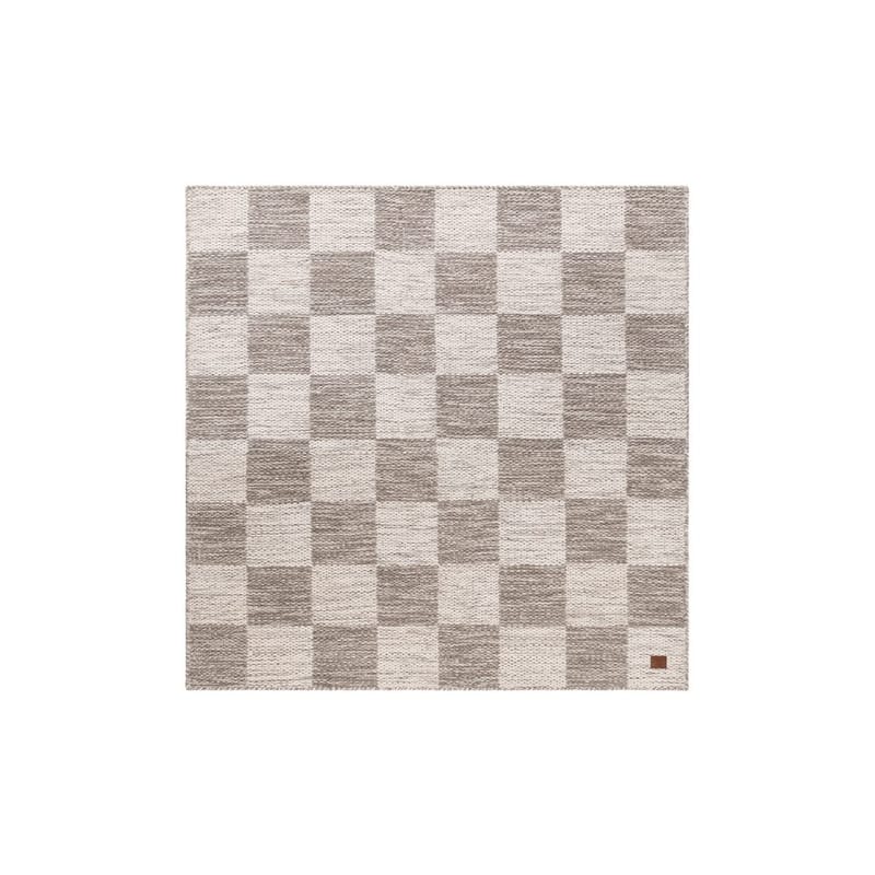 Uldtæppe Chessie Kvadrat, 250x250 cm, Grå