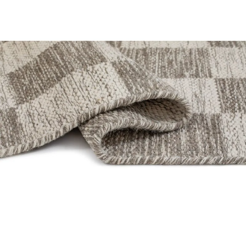 Uldtæppe Chessie Kvadrat - 250x250 cm, Grå - Tekstiler - Tæpper - Moderne tæppe - Uldtæppe