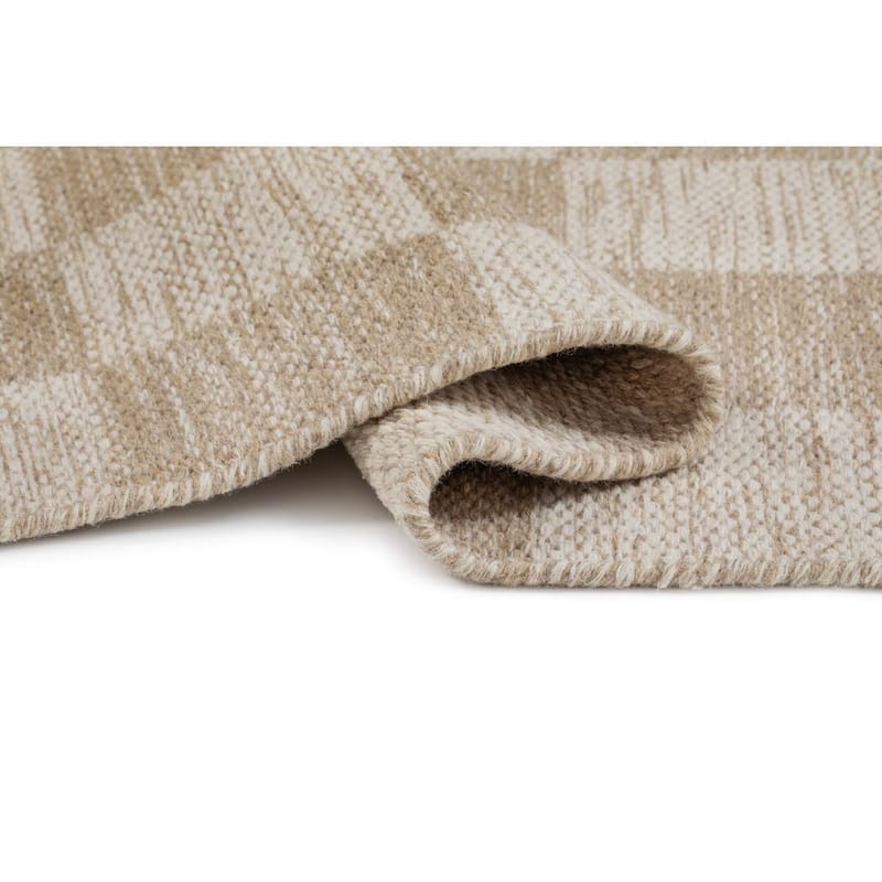 Uldtæppe Chessie Kvadrat - 250x250 cm, Linned - Tekstiler - Tæpper - Moderne tæppe - Uldtæppe