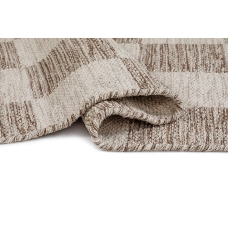 Uldtæppe Chessie Kvadrat - 250x250 cm, Mørklæder - Tekstiler - Tæpper - Moderne tæppe - Uldtæppe