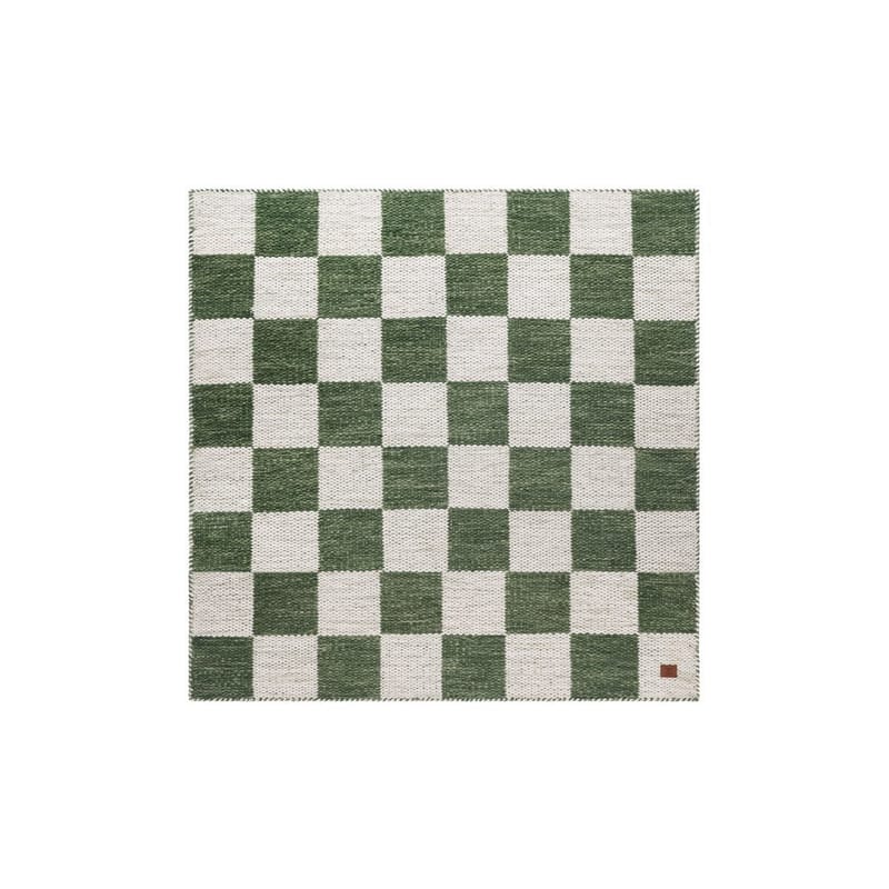 Uldtæppe Chessie Kvadrat - 300x300 cm, Smaragdgrøn - Tekstiler - Tæpper - Moderne tæppe - Uldtæppe