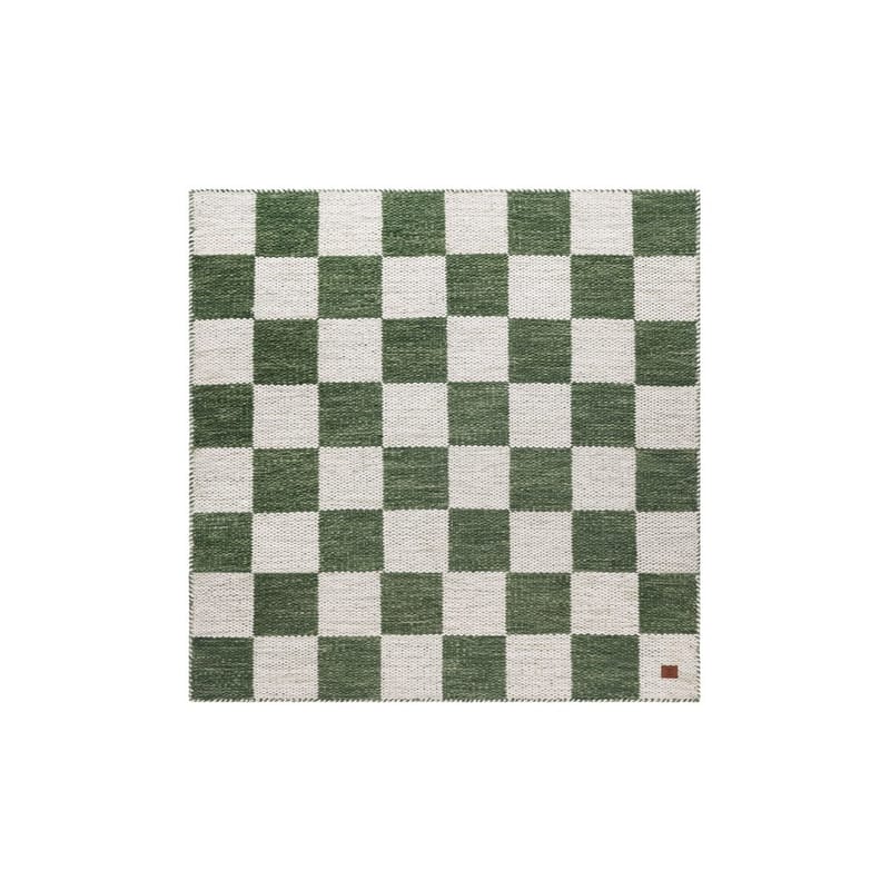 Uldtæppe Chessie Kvadrat - 300x300 cm, Smaragdgrøn - Tekstiler - Tæpper - Moderne tæppe - Uldtæppe