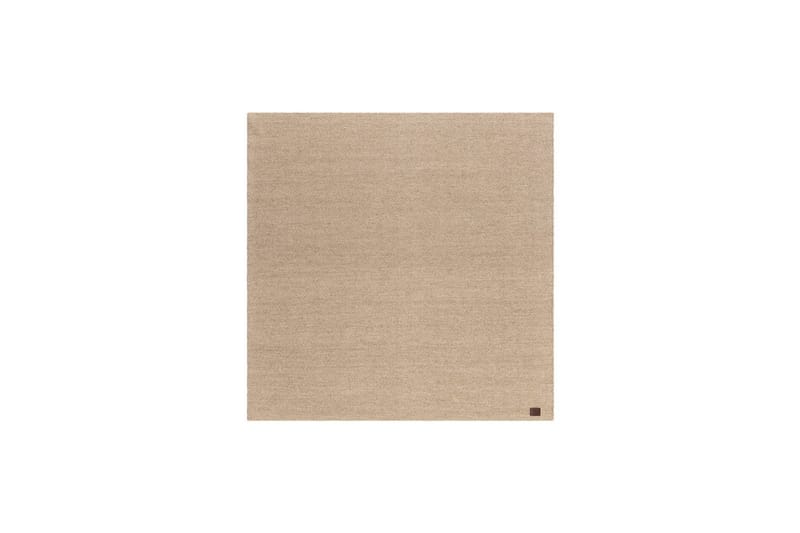 Uldtæppe Ekeby Kvadrat - 200x200 cm, Linned - Tekstiler - Tæpper - Moderne tæppe - Uldtæppe