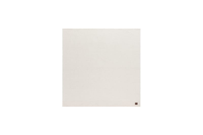Uldtæppe Ekeby Kvadrat - 240x240 cm, Hvid - Tekstiler - Tæpper - Moderne tæppe - Uldtæppe