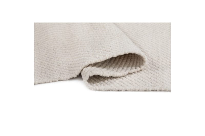 Uldtæppe Ekeby Kvadrat - 240x240 cm, Hvid - Tekstiler - Tæpper - Moderne tæppe - Uldtæppe