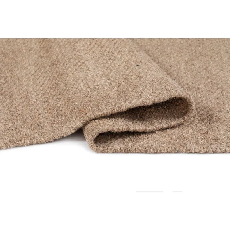 Uldtæppe Ekeby Kvadrat - 240x240 cm, Linned - Tekstiler - Tæpper - Moderne tæppe - Uldtæppe