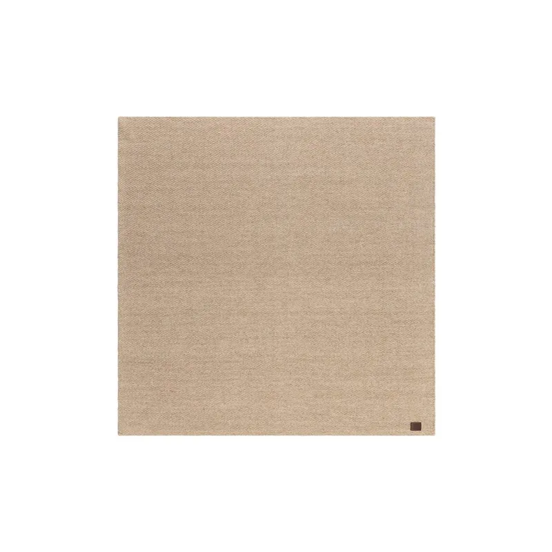 Uldtæppe Ekeby Kvadrat - 240x240 cm, Linned - Tekstiler - Tæpper - Moderne tæppe - Uldtæppe