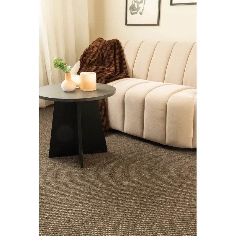 Uldtæppe Ekeby Kvadrat - 240x240 cm, Taupe - Tekstiler - Tæpper - Moderne tæppe - Uldtæppe