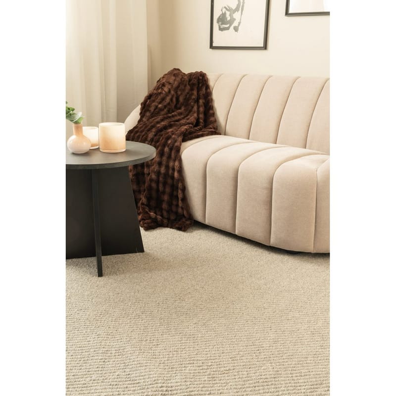 Uldtæppe Ekeby Kvadrat - 280x280 cm, Grå - Tekstiler - Tæpper - Moderne tæppe - Uldtæppe