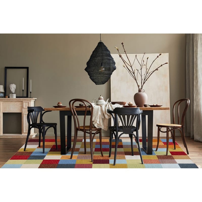 Uldtæppe Electra Kvadrat - 140x200 cm - Tekstiler - Tæpper - Moderne tæppe - Uldtæppe