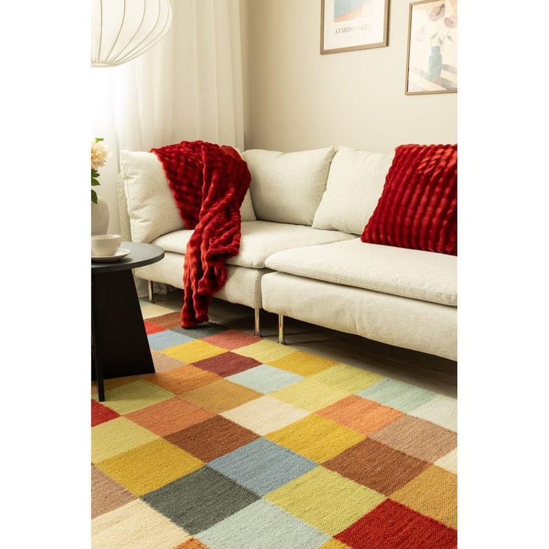 Uldtæppe Electra Kvadrat - 160x230 cm - Tekstiler - Tæpper - Moderne tæppe - Uldtæppe