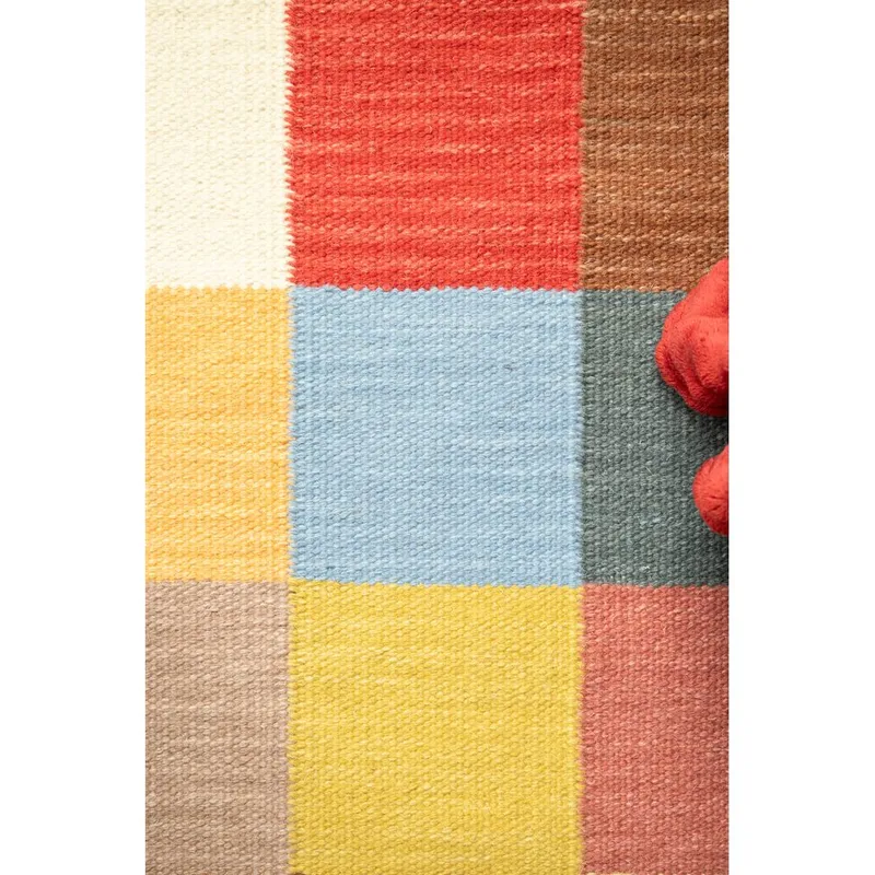 Uldtæppe Electra Kvadrat - 160x230 cm - Tekstiler - Tæpper - Moderne tæppe - Uldtæppe