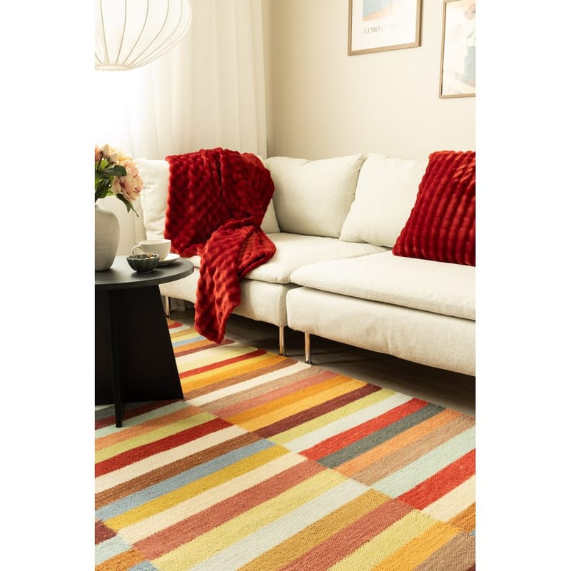 Uldtæppe Electra Mursten - 300x400 cm - Tekstiler - Tæpper - Moderne tæppe - Uldtæppe