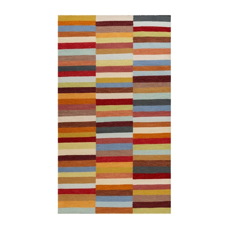 Uldtæppe Electra Mursten, 80x240 cm