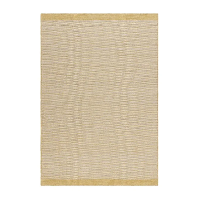 Uldtæppe Gotti - 200x300 cm, Gul - Tekstiler - Tæpper - Moderne tæppe - Uldtæppe
