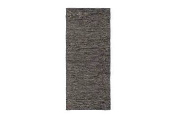 Uldtæppe KM Home Birka uldtæppe 240x340 cm Anthracite 75x230 cm - Antracit - Tekstiler - Tæpper - Moderne tæppe - Uldtæppe