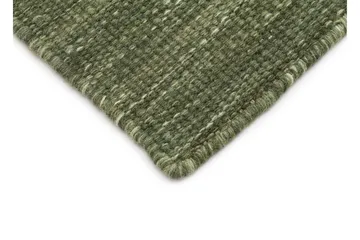 Uldtæppe KM Home Birka uldtæppe 240x340 cm Velvet green 75x150 cm - Tekstiler - Tæpper - Moderne tæppe - Uldtæppe