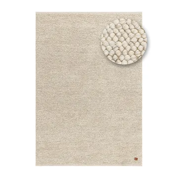 Uldtæppe KM Home Uldtæppe Bubble Sand 240x340 cm - Tekstiler - Tæpper - Moderne tæppe - Uldtæppe