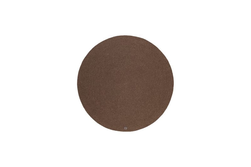 Uldtæppe Merino, 160x160 cm, Chokoladebrun
