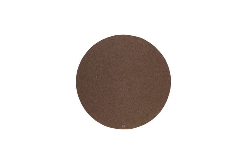 Uldtæppe Merino - 160x160 cm, Chokoladebrun - Tekstiler - Tæpper - Moderne tæppe - Uldtæppe