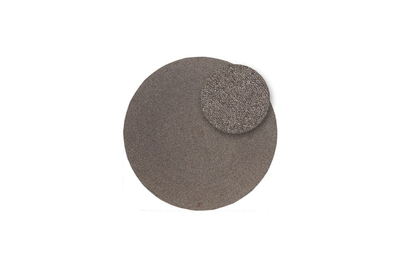 Uldtæppe Merino - 160x160 cm, Taupe - Tekstiler - Tæpper - Moderne tæppe - Uldtæppe