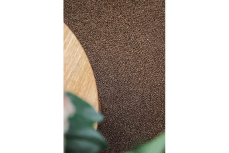 Uldtæppe Merino - 200x200 cm, Chokoladebrun - Tekstiler - Tæpper - Moderne tæppe - Uldtæppe