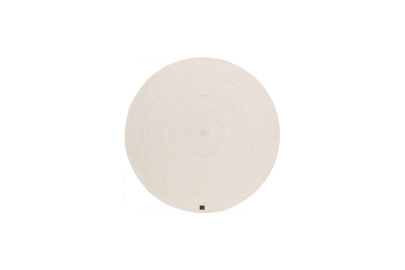 Uldtæppe Merino - 200x200 cm, Creme - Tekstiler - Tæpper - Moderne tæppe - Uldtæppe