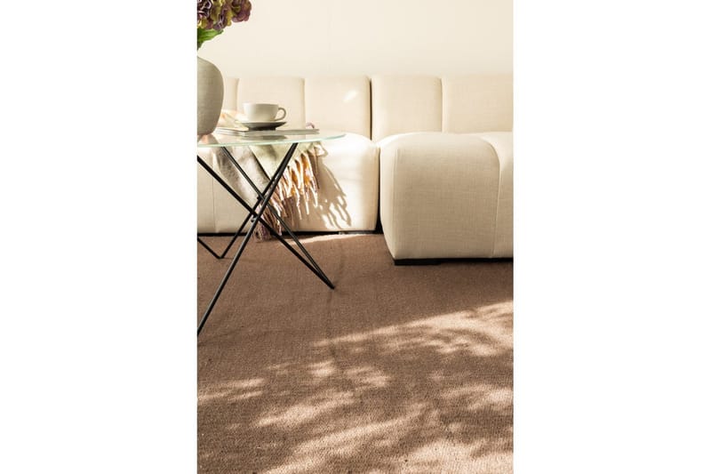 Uldtæppe Molly - 160x230 cm, Chokoladebrun - Tekstiler - Tæpper - Moderne tæppe - Uldtæppe