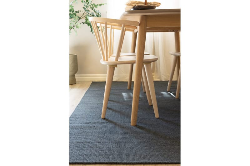 Uldtæppe Molly - 160x230 cm, Grafit - Tekstiler - Tæpper - Moderne tæppe - Uldtæppe