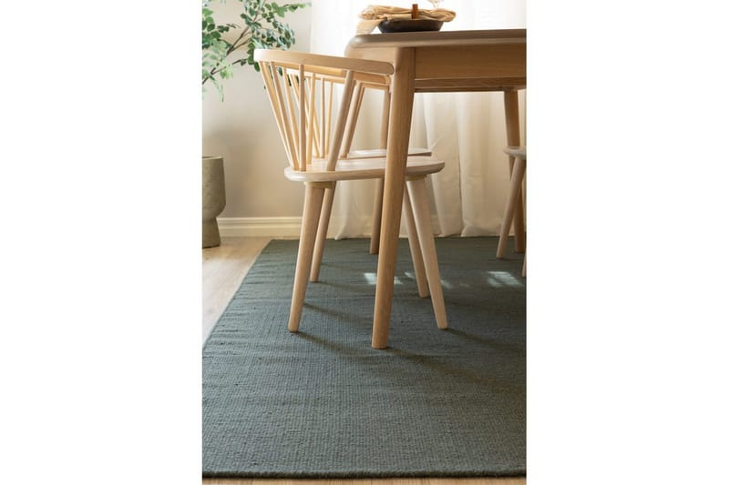 Uldtæppe Molly - 200x200 cm, Grøn - Tekstiler - Tæpper - Moderne tæppe - Uldtæppe
