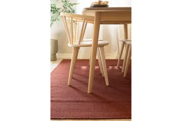 Uldtæppe Molly - 200x200 cm, Marsala - Tekstiler - Tæpper - Moderne tæppe - Uldtæppe