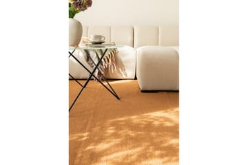 Uldtæppe Molly - 200x200 cm, Terracotta - Tekstiler - Tæpper - Moderne tæppe - Uldtæppe