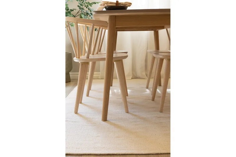 Uldtæppe Molly - 240x340 cm, Creme - Tekstiler - Tæpper - Moderne tæppe - Uldtæppe