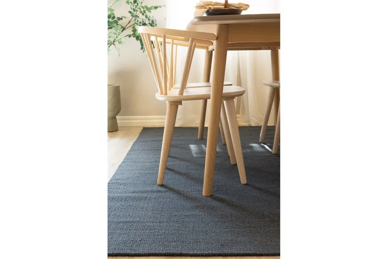 Uldtæppe Molly - 250x250 cm, Grafit - Tekstiler - Tæpper - Moderne tæppe - Uldtæppe