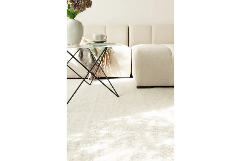 Uldtæppe Molly - 250x250 cm, Greige - Tekstiler - Tæpper - Moderne tæppe - Uldtæppe