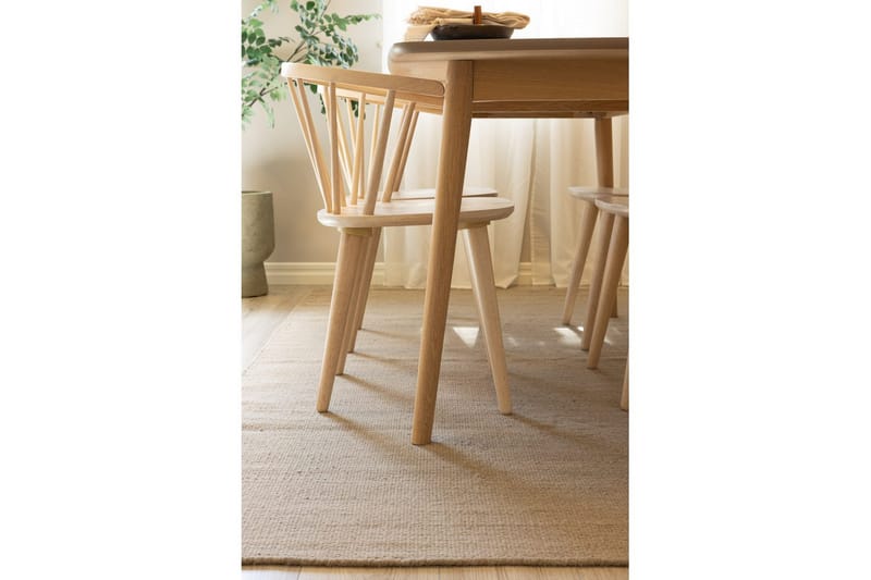 Uldtæppe Molly - 300x300 cm, Dark Linen - Tekstiler - Tæpper - Moderne tæppe - Uldtæppe