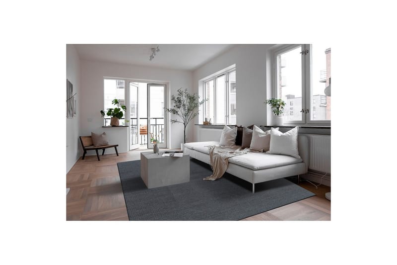 Uldtæppe Molly - 300x400 cm, Grafit - Tekstiler - Tæpper - Moderne tæppe - Uldtæppe