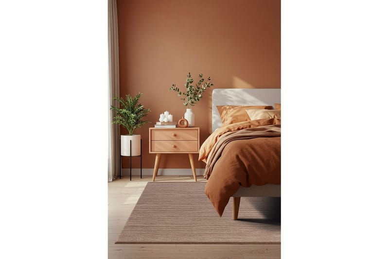 Uldtæppe Sandhamn - 160x230 cm, Dark Linen - Tekstiler - Tæpper - Moderne tæppe - Uldtæppe