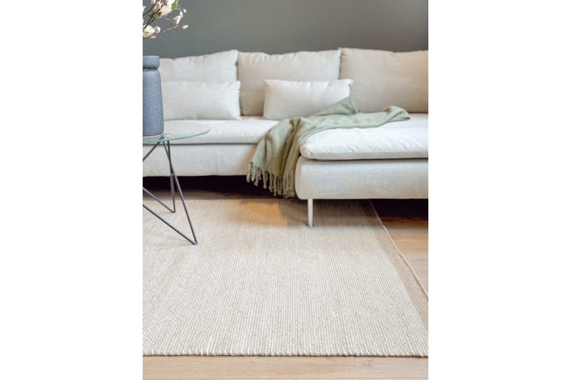 Uldtæppe Sandhamn - 160x230 cm, Natur - Tekstiler - Tæpper - Moderne tæppe - Uldtæppe