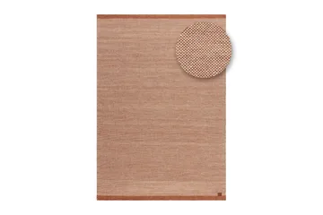 Uldtæppe Sandhamn - 160x230 cm, Terracotta - Tekstiler - Tæpper - Moderne tæppe - Uldtæppe
