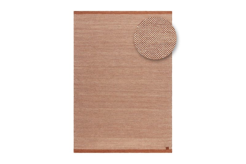 Uldtæppe Sandhamn - 160x230 cm, Terracotta - Tekstiler - Tæpper - Moderne tæppe - Uldtæppe