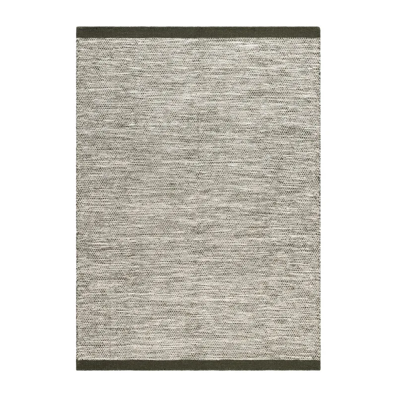 Uldtæppe Torsby - 160x230 cm, Olivengrøn - Tekstiler - Tæpper - Moderne tæppe - Uldtæppe