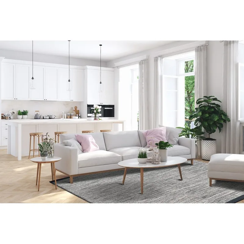 Uldtæppe Torsby - 200x300 cm, Grafit - Tekstiler - Tæpper - Moderne tæppe - Uldtæppe