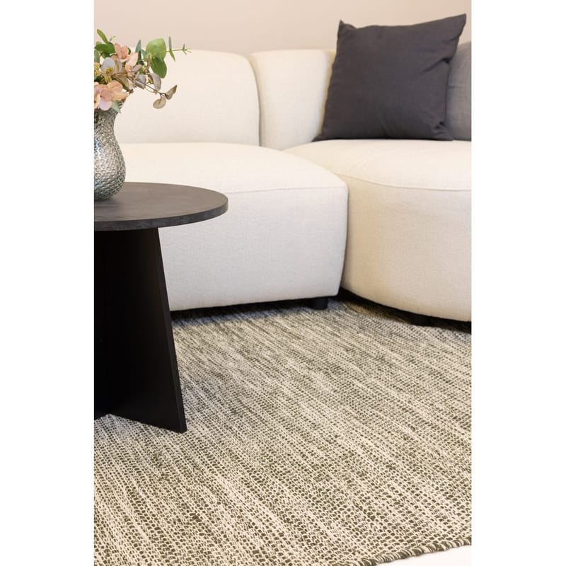 Uldtæppe Torsby - 240x340 cm, olivengrøn - Tekstiler - Tæpper - Moderne tæppe - Uldtæppe