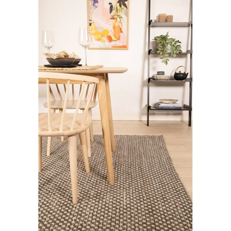 Uldtæppe Vasa - 140x200 cm, Greige - Tekstiler - Tæpper - Moderne tæppe - Uldtæppe